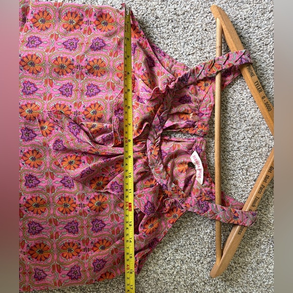 Rebecca Taylor Silk Boho Pink Orange Floral Tank Top | 0 - Picture 8 of 9